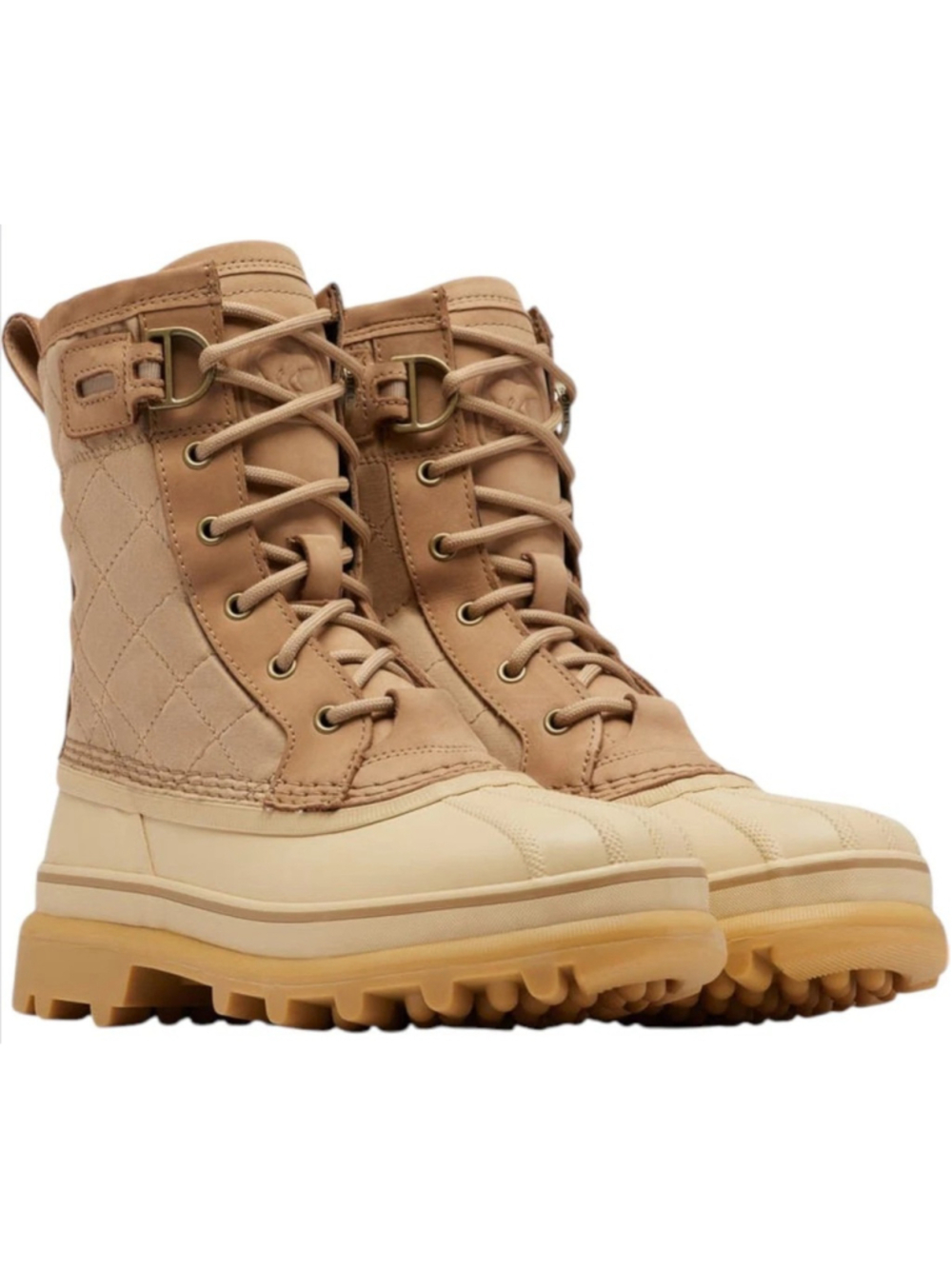 NEW SOREL Caribou Royal WP Womens Beige Boots